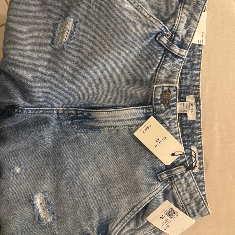 Forever 21 Wide Leg Jeans - Picture 4 of 4